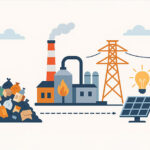 Illusstrtasi eknologi Waste‑to‑Energy