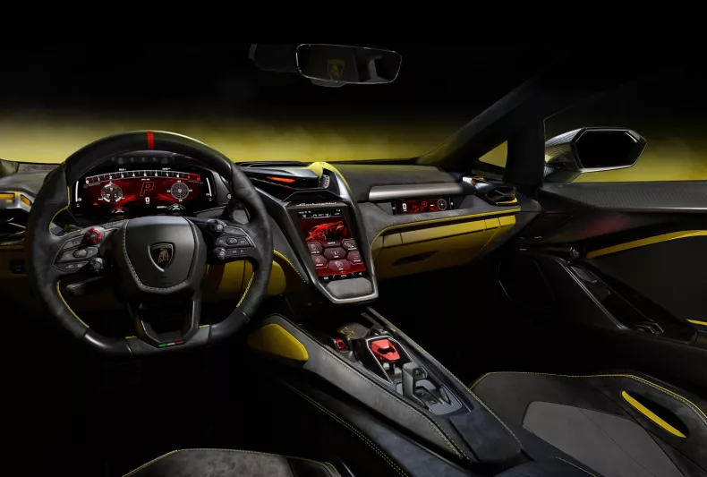 The Lamborghini Fenomeno's interior